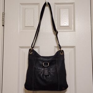 🖤The Sak Kendra Black Pebbled Leather Shoulder or Crossbody Bag